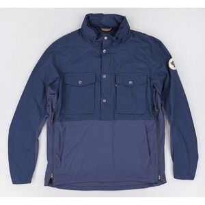 Fjallraven x Specialized Raven Anorak Hooded Jacket Mens XL Blue Yellow Cycling